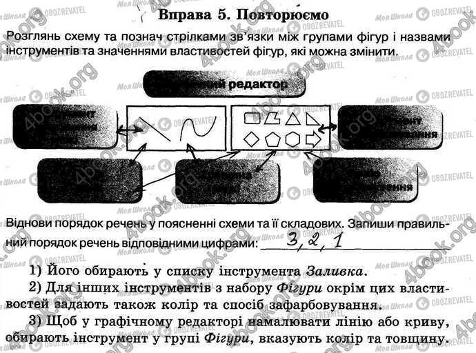 ГДЗ Інформатика 5 клас сторінка Стр.54 Впр.5